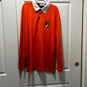 Nautica Long Sleeve Polo